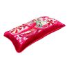 hand-embroidered needlepoint CANDY CANE pillow, ooak | Pillows by Mommani Threads. Item composed of wool in contemporary or eclectic & maximalism style