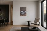Patina and Charcoal | Oil And Acrylic Painting in Paintings by PUGMATIK. Item made of canvas works with contemporary & japandi style