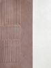 Monochrome Dusty Pink | Paneling in Wall Treatments by Elsa Jeandedieu Studio. Item composed of concrete compatible with boho and minimalism style