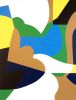 Care | Oil And Acrylic Painting in Paintings by Kotaro Machiyama. Item composed of canvas in japandi or art deco style