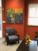 Surge Diptych | Public Art by Joanie Gagnon San Chirico Studio | Rutgers University—Camden Nursing and Science Building in Camden. Item made of canvas with synthetic