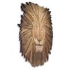Custom Lion | Wall Sculpture in Wall Hangings by Doug Forrest Studio. Item made of wood