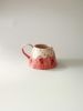 Handmade Ceramic Strawberry Shortcake Cup | Mug in Drinkware by HulyaKayalarCeramics. Item composed of ceramic in boho or country & farmhouse style