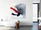 Self Portrait | Oil And Acrylic Painting in Paintings by Beth Winterburn. Item made of synthetic