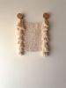 Handwoven Tapestry ILANA | Wall Hangings by Ana Salazar Atelier. Item made of oak wood & cotton compatible with boho and country & farmhouse style