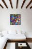 Baby Bloom | Oil And Acrylic Painting in Paintings by Nathalie D Gribinski. Item composed of canvas in mid century modern or contemporary style