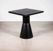 Ebonized Oak Wood Black Square Dining Table by Costantini | Tables by Costantini Design. Item composed of walnut