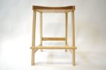 Montrose Stool in Ash | Counter Stool in Chairs by Geoff McKonly Furniture. Item made of wood works with mid century modern & japandi style