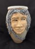 Face Pot | Vase in Vases & Vessels by Feats Of Clay. Item composed of ceramic in modern style