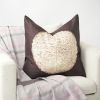 Shunya Black Silk Pillow | Pillows by Studio Variously. Item composed of cotton in modern style