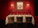 Restaurant Art | Oil And Acrylic Painting in Paintings by Amy Rader | Viande Rouge in Johns Creek. Item made of canvas