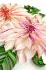 Two Dahlias on-edge paper art | Wall Sculpture in Wall Hangings by JUDiTH+ROLFE. Item made of paper works with contemporary style