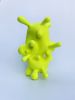 Blooop Yellow Amoeba | Sculptures by Alina Hayes Ceramic Studio. Item works with minimalism & mid century modern style