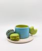 Macaron Espresso Cup | Drinkware by KOLOS ceramics. Item made of ceramic works with art deco & modern style