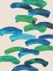 WAIKIKI (jade, splash and sunset) | Area Rug in Rugs by Emma Gardner Design, LLC. Item composed of wool & fiber