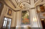 Tudor Arms Hotel Mural | Murals by Nicolette Atelier | The Tudor Arms Hotel Cleveland - a DoubleTree by Hilton in Cleveland. Item composed of synthetic