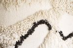 Abstract Japandi fiber art. | Macrame Wall Hanging in Wall Hangings by Camille McMurry. Item composed of wool compatible with minimalism and contemporary style