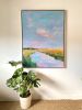 San Souci | Oil And Acrylic Painting in Paintings by Julia Lawing Fine Art | Goodyear Cottage in Jekyll Island. Item made of canvas with synthetic works with coastal style