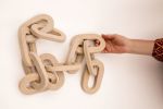 Large Geo Chain | Wall Sculpture in Wall Hangings by Fanny Penny. Item made of stoneware