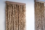 Fringed fiber wall hanging | Macrame Wall Hanging in Wall Hangings by Ama Fiber Art. Item composed of fabric and fiber