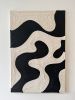 "Monochrome" Fiber Art Wall Hanging | Tapestry in Wall Hangings by SOJA Art Studio. Item composed of canvas in minimalism or contemporary style