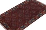Rug & Kilim's Baluch Tribal Rug in Red with Geometric | Area Rug in Rugs by Rug and Kilim
