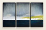 Reverence - Triptych | Oil And Acrylic Painting in Paintings by Alyson Storms. Item made of canvas & synthetic