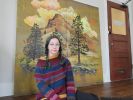 Earth Mountain | Oil And Acrylic Painting in Paintings by Sarah Stivers. Item composed of canvas and synthetic in boho style
