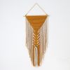 Pyramid | Macrame Wall Hanging in Wall Hangings by YASHI DESIGNS. Item composed of cotton and fiber in mid century modern or contemporary style