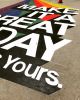 "Make it a Great Day. The Choice is Yours" | Street Murals by Mindful Murals | Canyon View Elementary School in San Diego. Item composed of synthetic