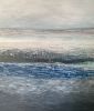 Calm Amongst Chaos | Oil And Acrylic Painting in Paintings by Hoai Not Art. Item made of canvas & synthetic