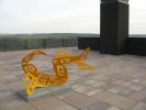 ROLL & PLAY | Public Sculptures by Alisa Looney | Maryhill Museum of Art in Goldendale. Item made of steel