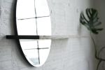 Floating Mirror Hardwood Shelf | Decorative Objects by THE IRON ROOTS DESIGNS. Item made of glass