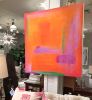 "Sun Shower" | Oil And Acrylic Painting in Paintings by Kat Evans. Item made of canvas