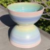 Rainbow Ombre Bowl | Serving Bowl in Serveware by Tina Fossella Pottery. Item made of stoneware
