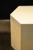 Goatskin Side Table by Costantini, Pergamino Hex Chico | Tables by Costantini Design. Item made of wood