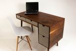 The Executive | Desk in Tables by Curly Woods. Item made of maple wood works with mid century modern style