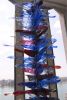 Backbone | Public Sculptures by April Wagner, epiphany studios | Detroit Regional Chamber in Detroit. Item composed of glass