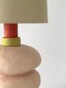 Charlie Table Lamp | Lamps by Meg Morrison. Item made of fabric & ceramic compatible with mid century modern and eclectic & maximalism style