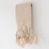 Soft Drifts | Macrame Wall Hanging in Wall Hangings by YASHI DESIGNS. Item made of oak wood with cotton works with minimalism & contemporary style