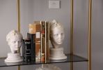 Eros Bust Small Sculpture Made with Compressed Marble Powder | Sculptures by LAGU. Item made of marble