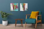 "Connecting Line" | Oil And Acrylic Painting in Paintings by Shirly Maimom Art. Item made of canvas & synthetic compatible with contemporary and art deco style