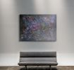 Province Noir | Oil And Acrylic Painting in Paintings by Carrie Rodak Fine Art. Item composed of wood and canvas in minimalism or contemporary style