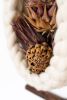 Nest | Wall Sculpture in Wall Hangings by Keyaiira | leather + fiber. Item composed of wood and leather