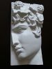 Frieze: Antinous as Dionysus | Ornament in Decorative Objects by LO Contemporary. Item composed of glass and fiber in contemporary or modern style