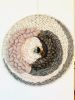 SMOKEY QUARTZ CIRCULAR WEAVING | Wall Sculpture in Wall Hangings by Trudy Perry. Item composed of fiber