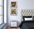 'Dock' | Oil And Acrylic Painting in Paintings by Sangeeta Sagar. Item composed of paper in contemporary or modern style