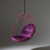 Modern PINK Nest Egg Hanging Swing Chair | Easy Chair in Chairs by Studio Stirling. Item made of steel works with boho & minimalism style