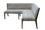 Contemporary Custom Made Carina Dining Booth by Costantini | Couch in Couches & Sofas by Costantini Design. Item composed of wood & leather