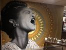 Billie Holiday | Murals by ROKIT RPG | The Crescent Community Venue in York. Item made of synthetic
